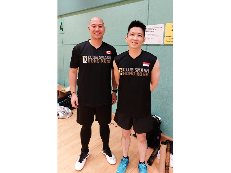 Sports clubs in Hong Kong - Players from Club Smash HK badminton club in Hong Kong