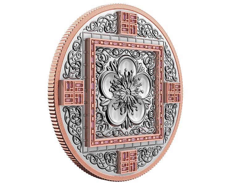 Grandeur pure platinum coin from Aurum