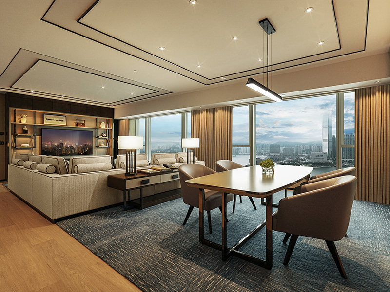 Deluxe Suite at the Four Seasons Hotel Hong Kong
