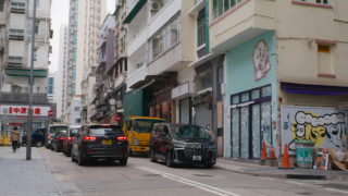 Famous movie locations in Asia - Hong Kong - Gage Street