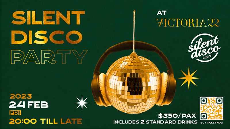 Silent Disco Party at Victoria 22 in Hong Kong