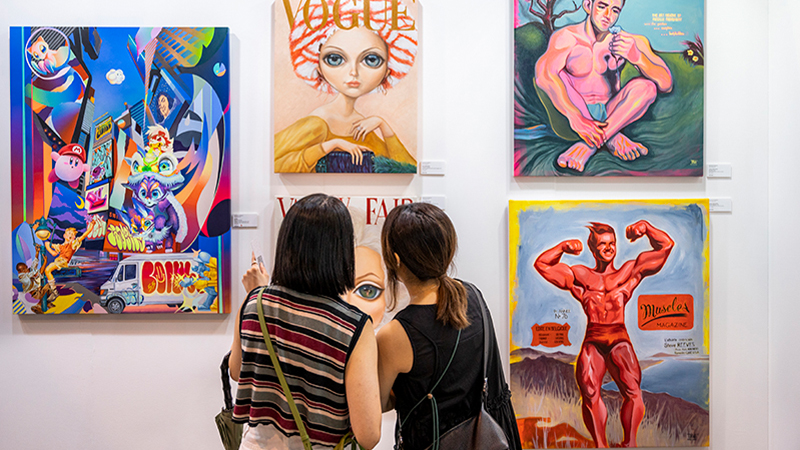 artworks for sale at the Affordable Art Fair Hong Kong