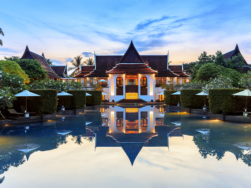 JW Marriott in Phang Nga - view of the pool