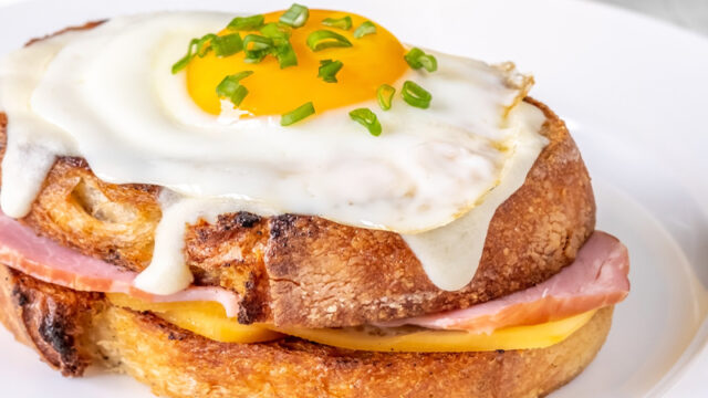 Mother's Day brunch recipe - Croque Madame