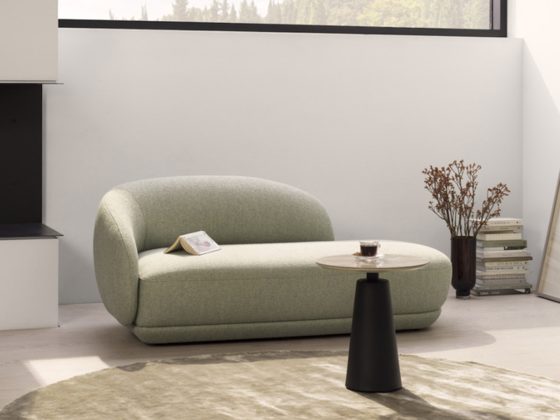 Living rooms - Bolzano chaise lounge sofa with left-hand or right-hand chaise and customised upholstery, BoConcept