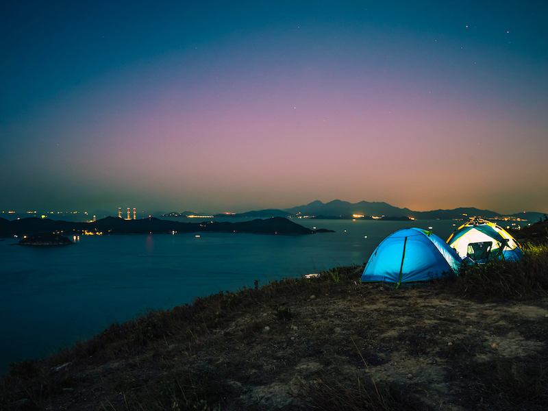 Camping sites and camping in Hong Kong