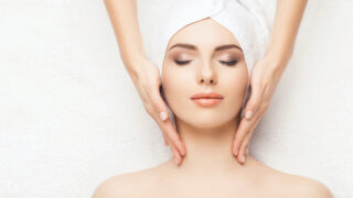 salon gift voucher , facial treatment and lash extension